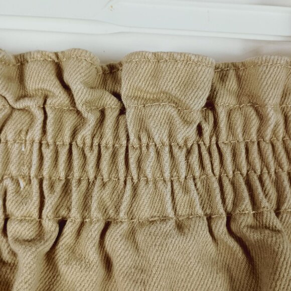 Forever 21 Cargo Pants Womens L Khaki High Rise Y2K Parachute Streetwear - Picture 11 of 11